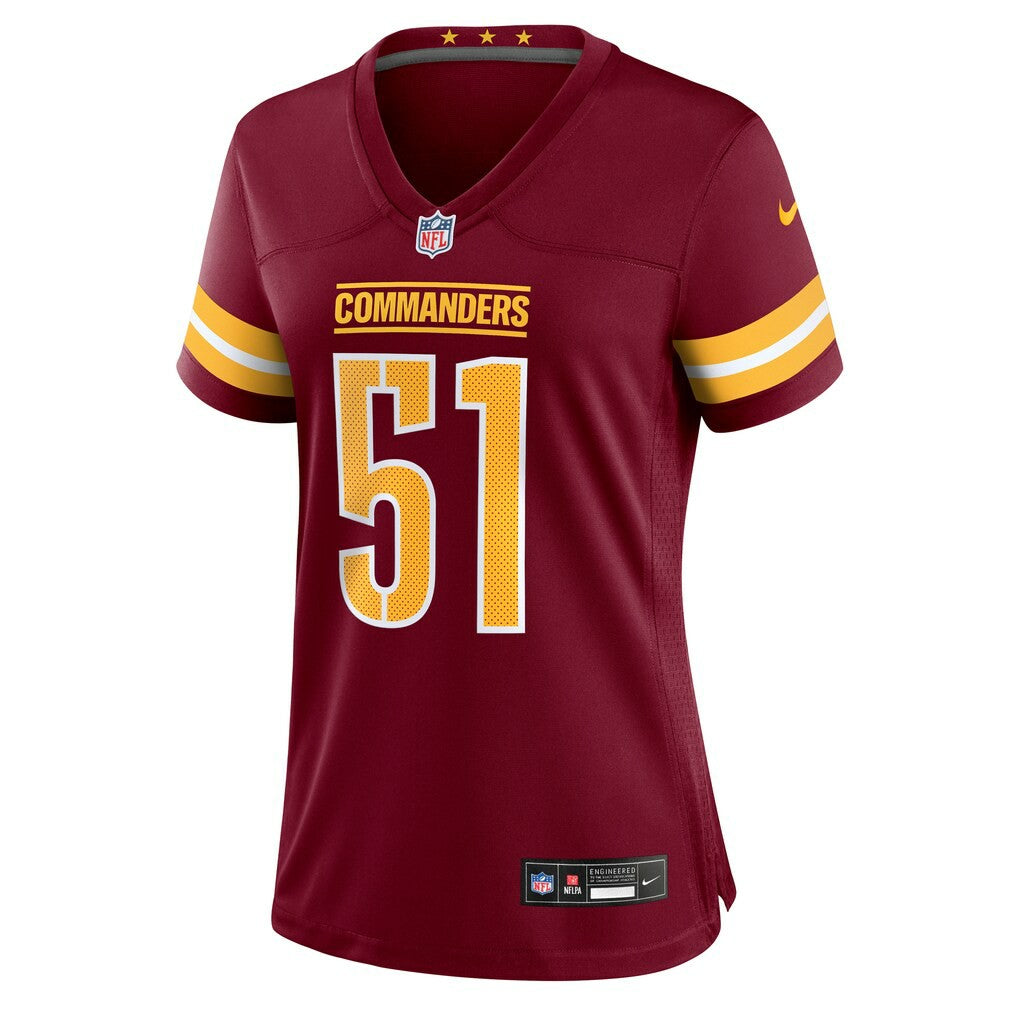 Ale Kaho Washington Commanders Women's Team Game Jersey Burgundy - Nike