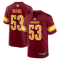 Lucas Niang Washington Commanders Team Game Jersey Burgundy - Nike