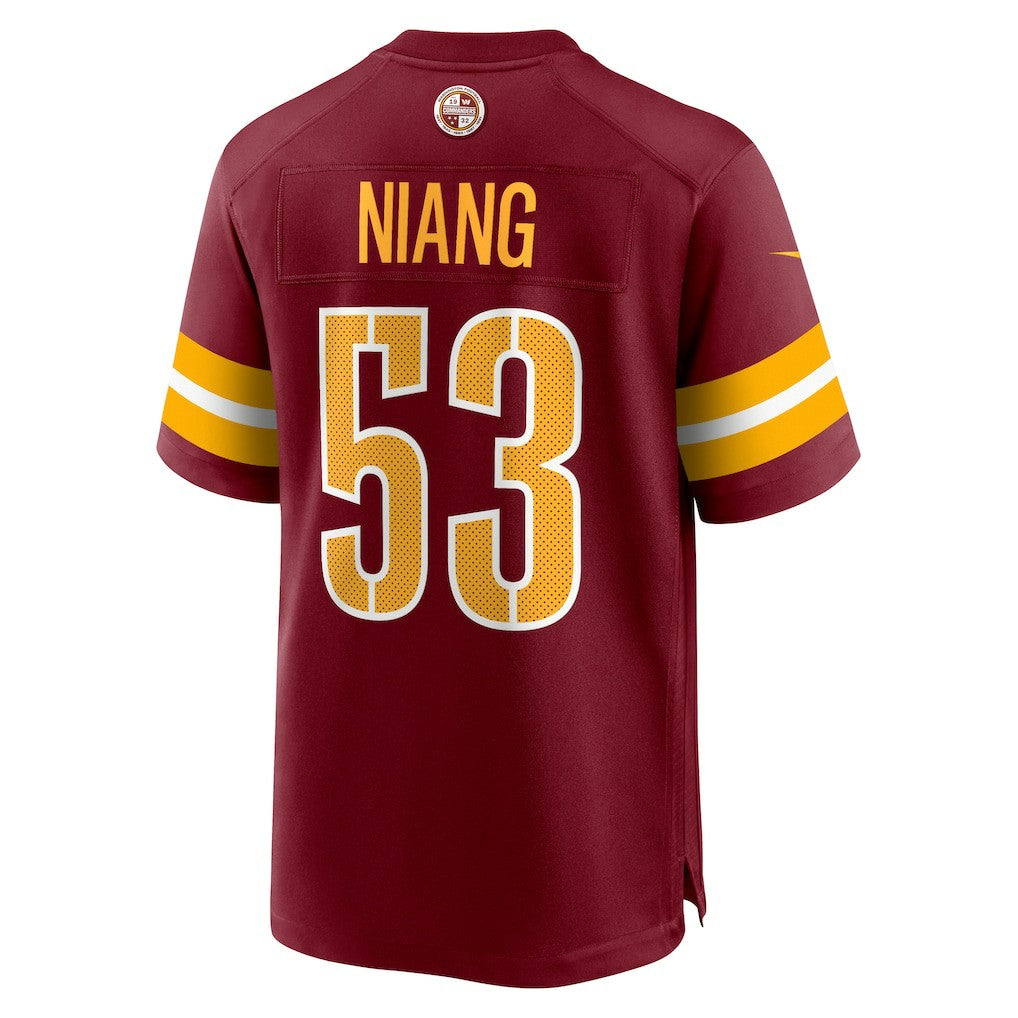 Lucas Niang Washington Commanders Team Game Jersey Burgundy - Nike