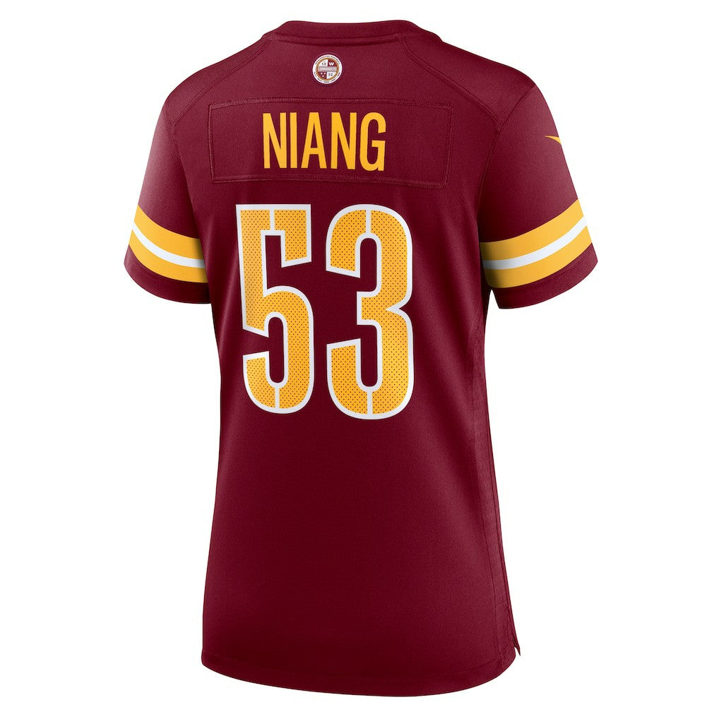 Lucas Niang Washington Commanders Women's Team Game Jersey - Burgundy | NFL Jerseys