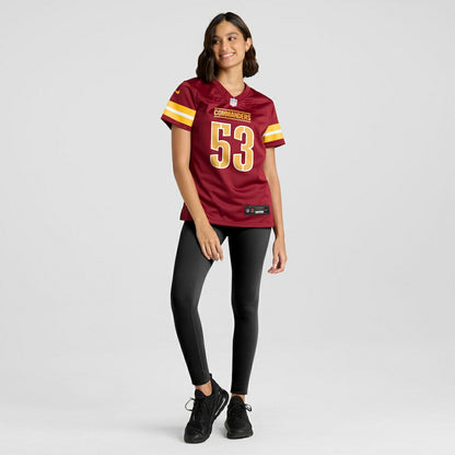 Lucas Niang Washington Commanders Women's Team Game Jersey - Burgundy | NFL Jerseys