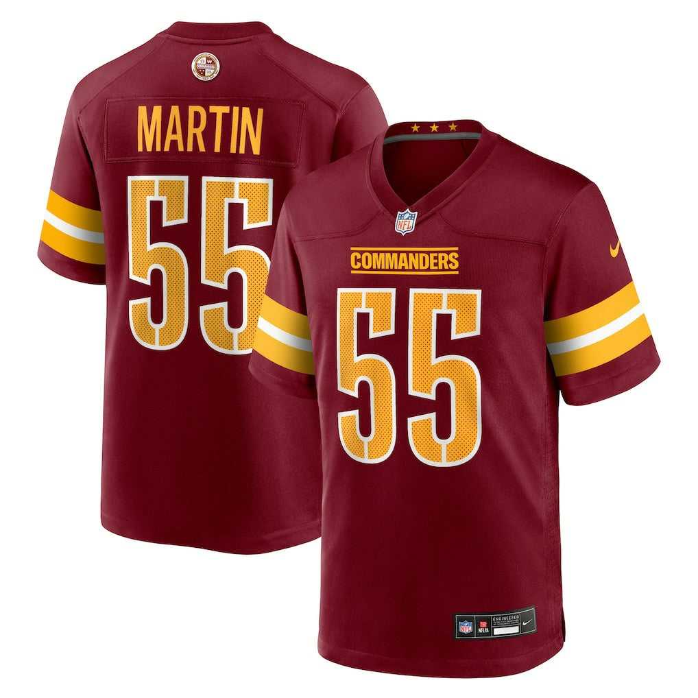Jacob Martin Washington Commanders Team Game Jersey - Burgundy | NFL Jerseys