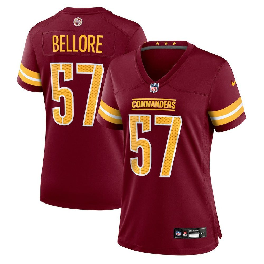 Nick Bellore Washington Commanders Women's Team Game Jersey Burgundy - Nike