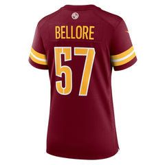 Nick Bellore Washington Commanders Women's Team Game Jersey Burgundy - Nike