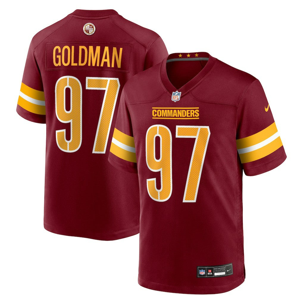 Eddie Goldman Washington Commanders Team Game Jersey Burgundy - Nike