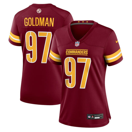 Eddie Goldman Washington Commanders Women's Team Game Jersey - Burgundy | NFL Jerseys