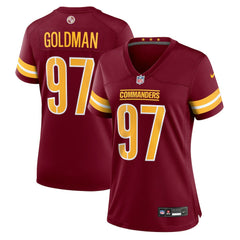 Eddie Goldman Washington Commanders Women's Team Game Jersey Burgundy - Nike
