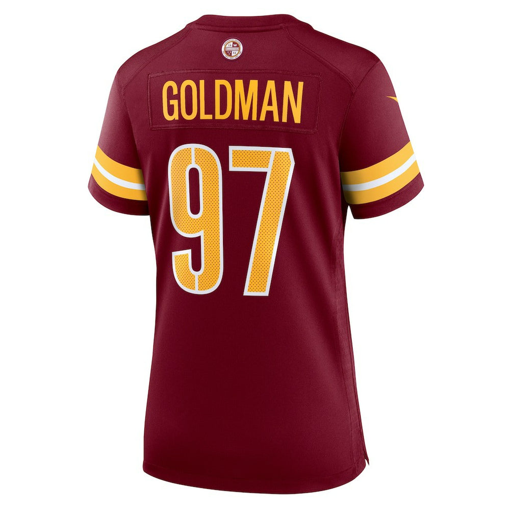 Eddie Goldman Washington Commanders Women's Team Game Jersey Burgundy - Nike