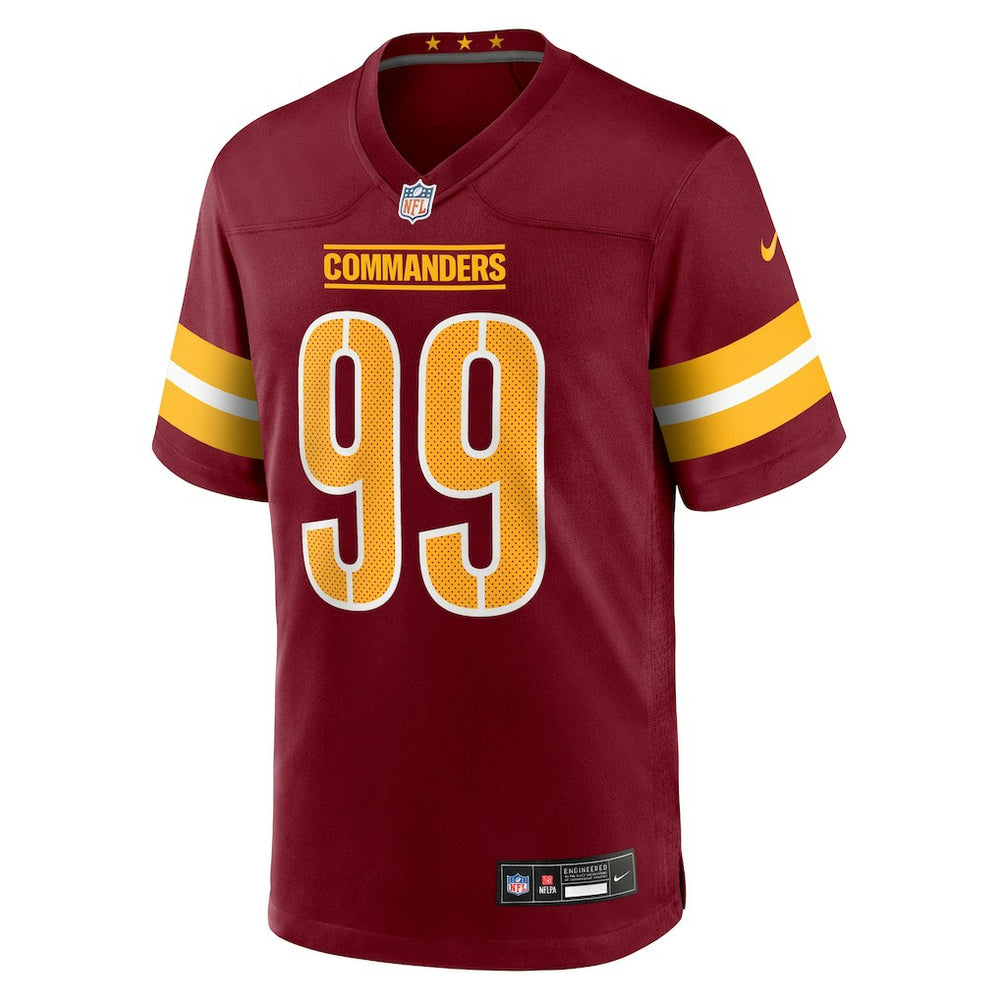 Javon Kinlaw Washington Commanders Team Game Jersey Burgundy - Nike
