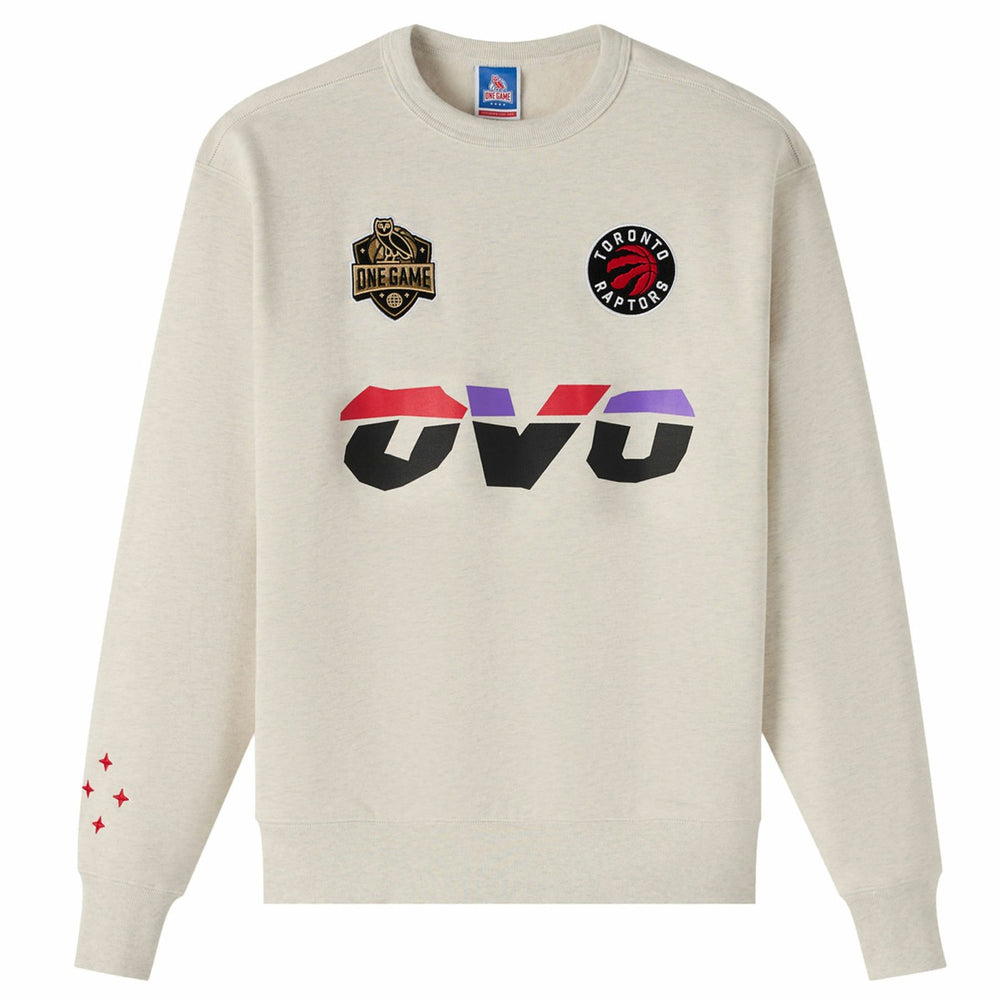 NBA - Toronto Raptors OVO x NBA Fleece Sweatshirt - Natural