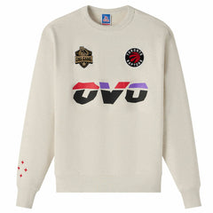 NBA - Toronto Raptors OVO x NBA Fleece Sweatshirt - Natural