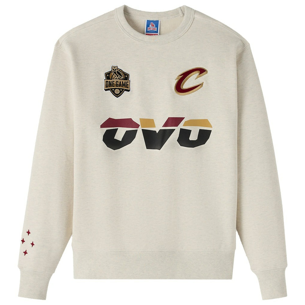 NBA - Cleveland Cavaliers OVO x NBA Fleece Sweatshirt - Natural