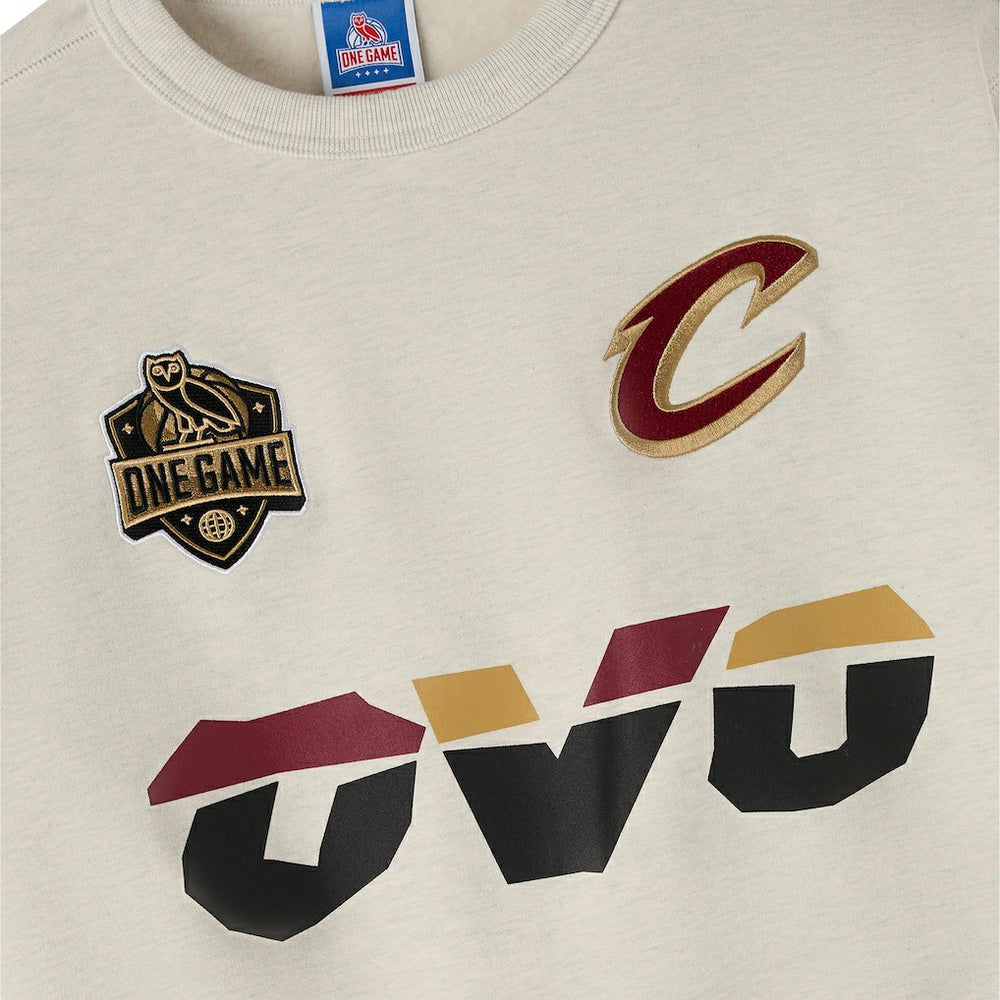 NBA - Cleveland Cavaliers OVO x NBA Fleece Sweatshirt - Natural