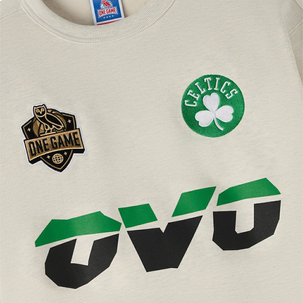 NBA - Boston Celtics OVO x NBA Fleece Sweatshirt - Natural