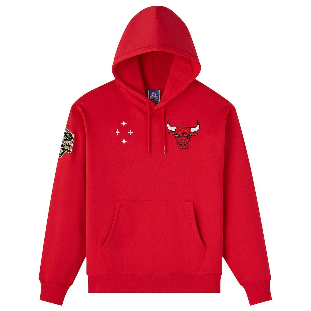 NBA - Chicago Bulls OVO x NBA Fleece Hoodie - Red
