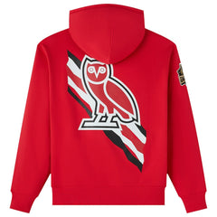 NBA - Chicago Bulls OVO x NBA Fleece Hoodie - Red