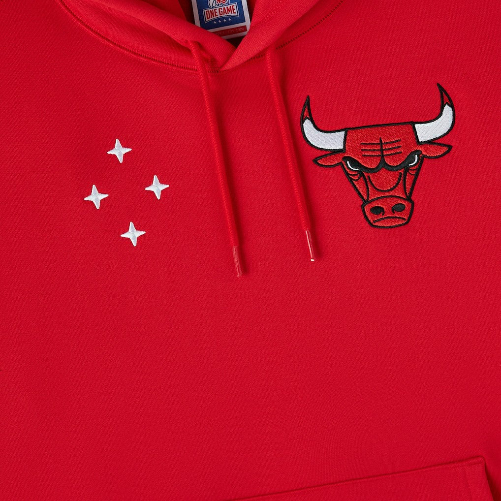 NBA - Chicago Bulls OVO x NBA Fleece Hoodie - Red
