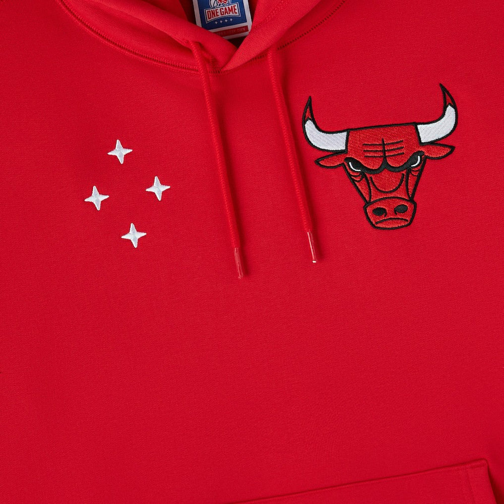 NBA - Chicago Bulls OVO x NBA Fleece Hoodie - Red