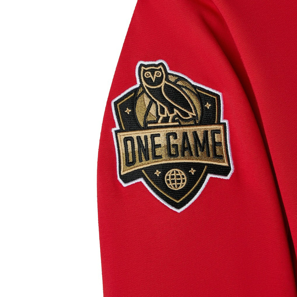 NBA - Chicago Bulls OVO x NBA Fleece Hoodie - Red