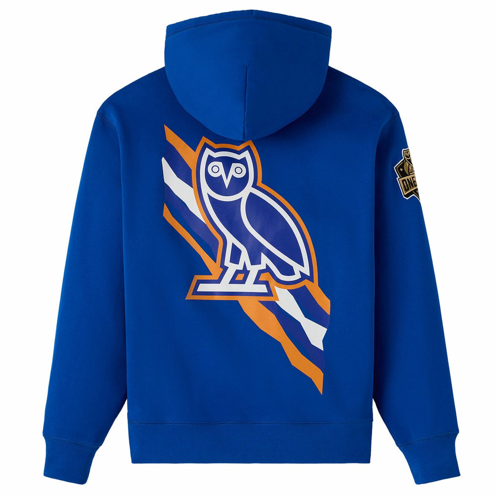 NBA - New York Knicks OVO x NBA Fleece Hoodie - Blue