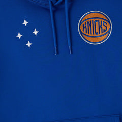 NBA - New York Knicks OVO x NBA Fleece Hoodie - Blue