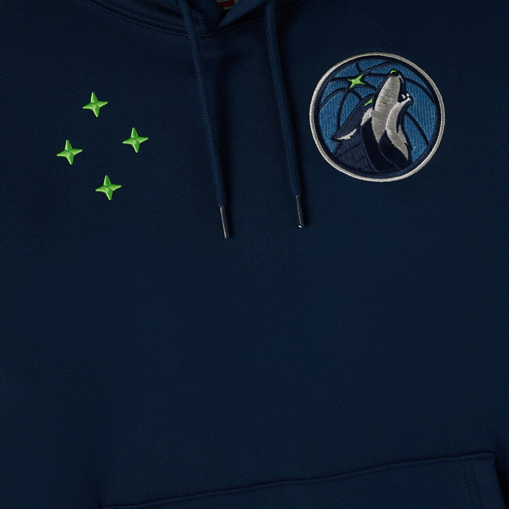 NBA - Minnesota Timberwolves OVO x NBA Fleece Hoodie - Navy