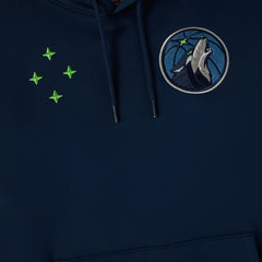 NBA - Minnesota Timberwolves OVO x NBA Fleece Hoodie - Navy