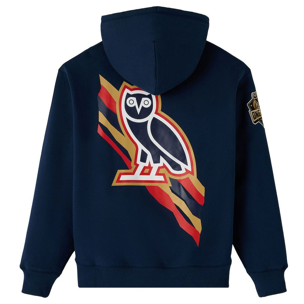 NBA - New Orleans Pelicans OVO x NBA Fleece Hoodie - Navy