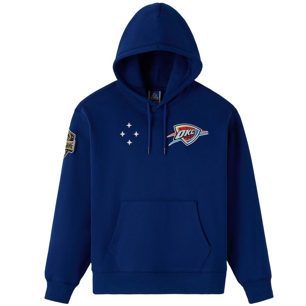 NBA - Oklahoma City Thunder OVO x NBA Fleece Hoodie - Blue