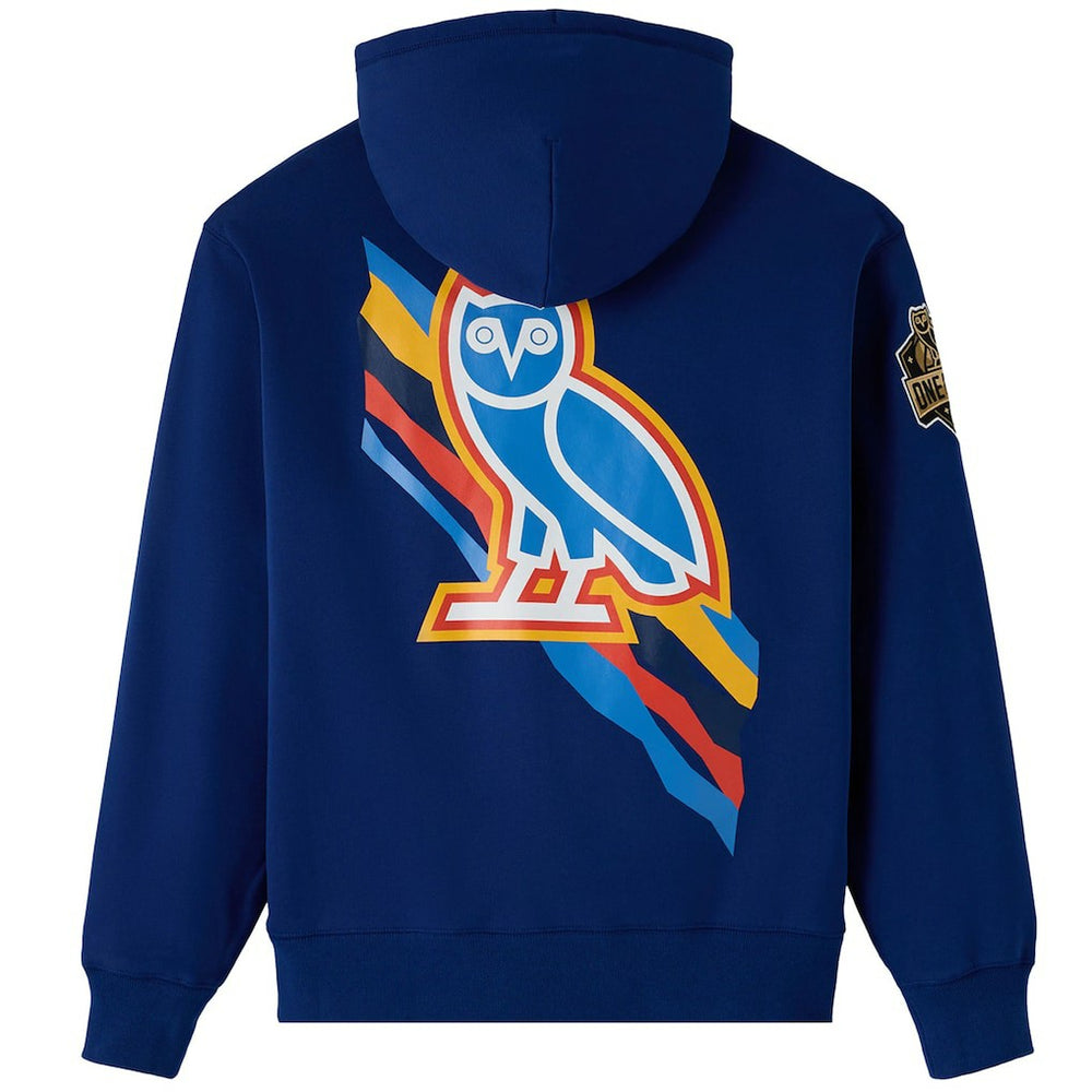 NBA - Oklahoma City Thunder OVO x NBA Fleece Hoodie - Blue