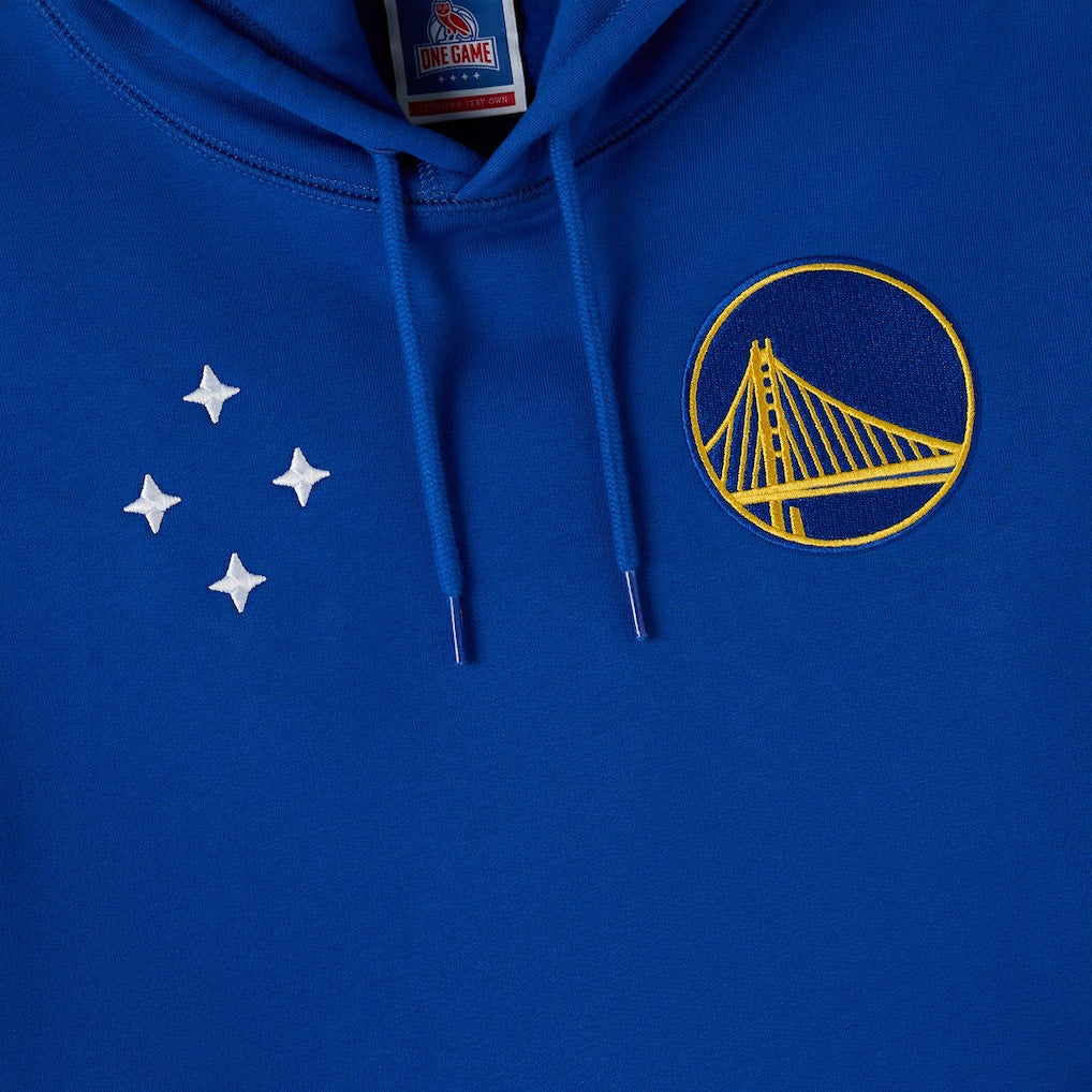 NBA - Golden State Warriors OVO x NBA Fleece Hoodie - Royal