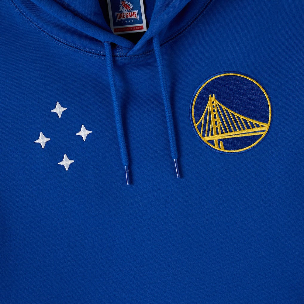 NBA - Golden State Warriors OVO x NBA Fleece Hoodie - Royal