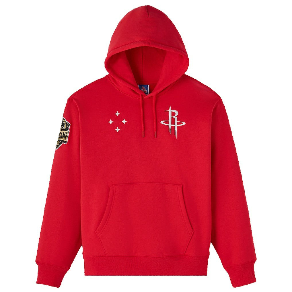 NBA - Houston Rockets OVO x NBA Fleece Hoodie - Red