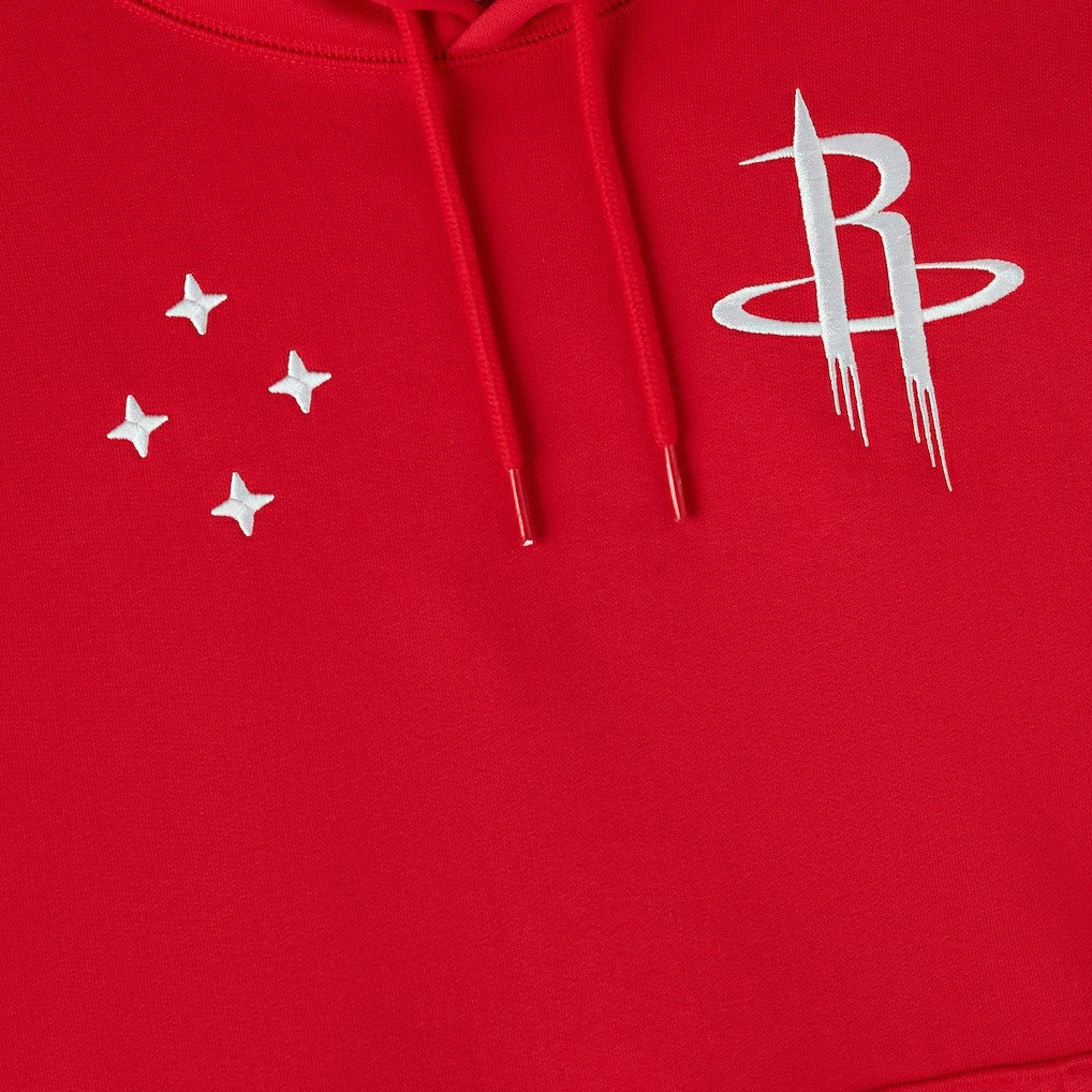 NBA - Houston Rockets OVO x NBA Fleece Hoodie - Red