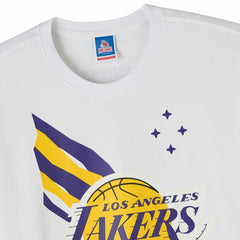 NBA - Los Angeles Lakers OVO x NBA Heavyweight T-Shirt - White