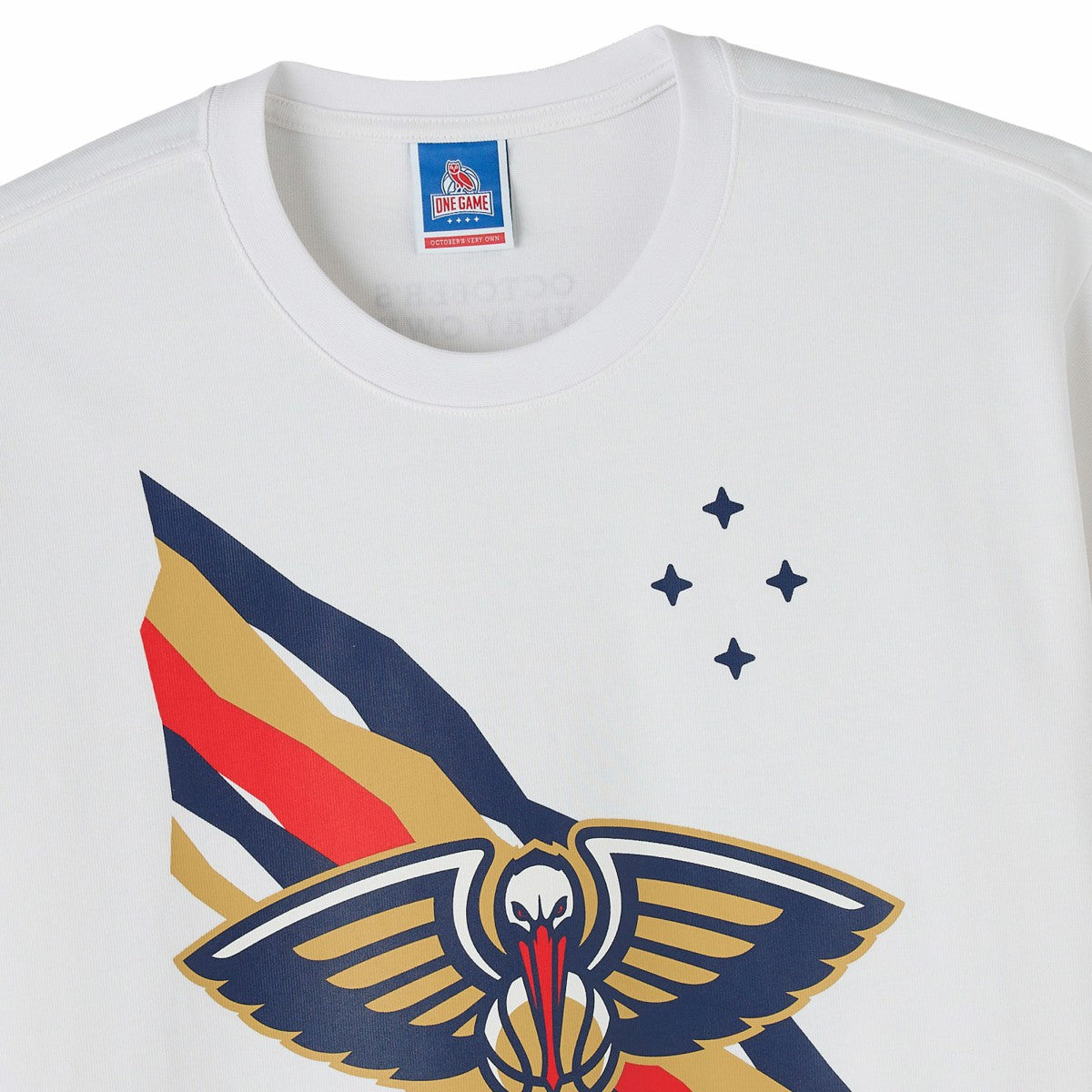 NBA - New Orleans Pelicans OVO x NBA Heavyweight T-Shirt - White