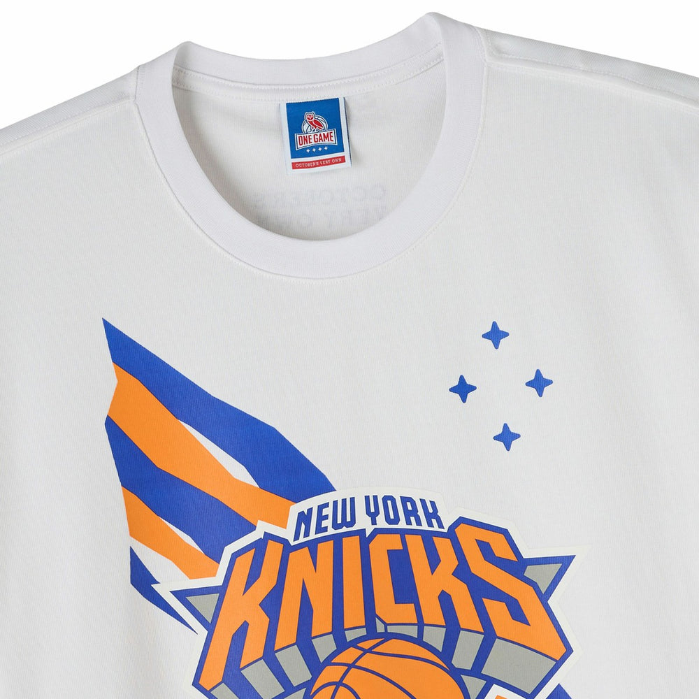 NBA - New York Knicks OVO x NBA Heavyweight T-Shirt - White