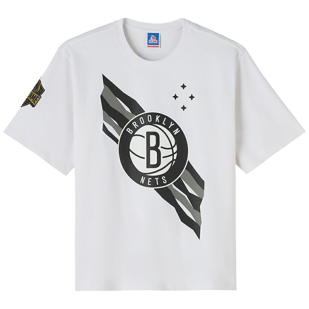 NBA - Brooklyn Nets OVO x NBA Heavyweight T-Shirt - White