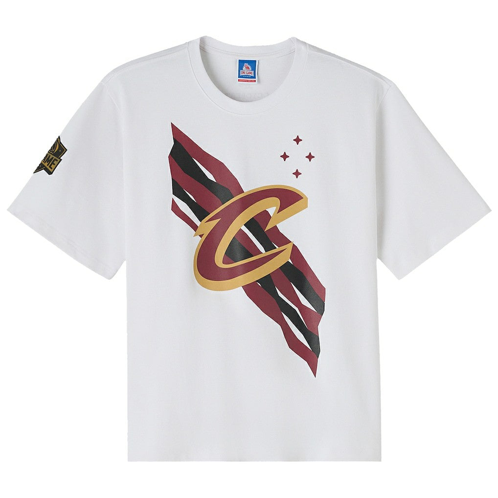 NBA - Cleveland Cavaliers OVO x NBA Heavyweight T-Shirt - White