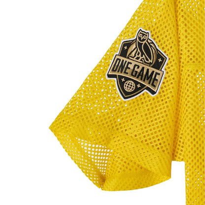 Golden State Warriors OVO x NBA Mesh Football Fashion Jersey sale - Gold online | NBA Jerseys