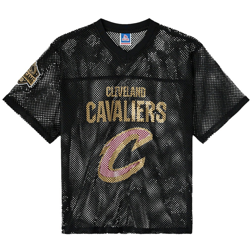 NBA - Cleveland Cavaliers OVO x NBA Mesh Football Fashion Jersey - Black
