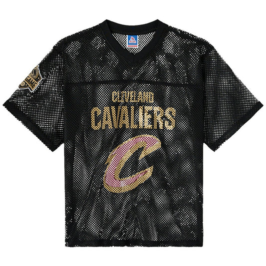 Cleveland Cavaliers OVO x NBA Mesh Football Fashion Jersey sale - Black cheap | NBA Jerseys