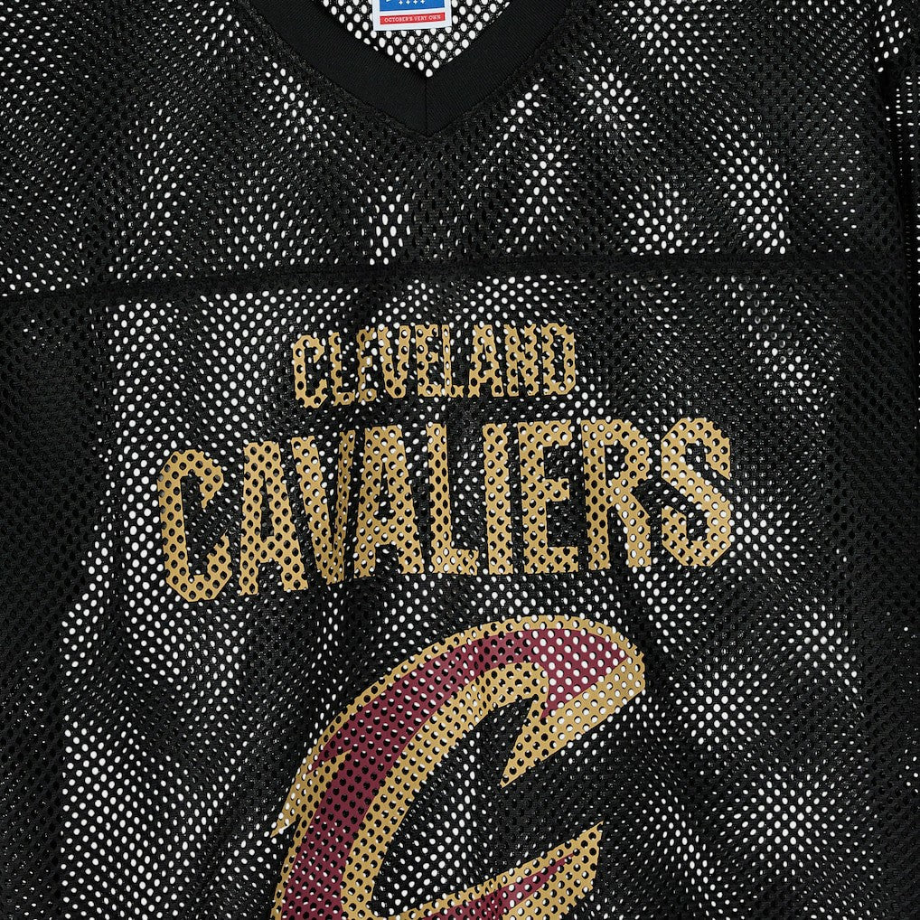 NBA - Cleveland Cavaliers OVO x NBA Mesh Football Fashion Jersey - Black