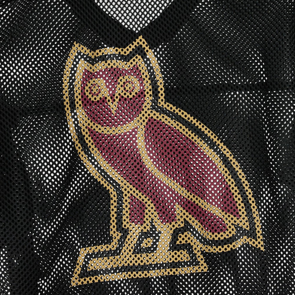 NBA - Cleveland Cavaliers OVO x NBA Mesh Football Fashion Jersey - Black