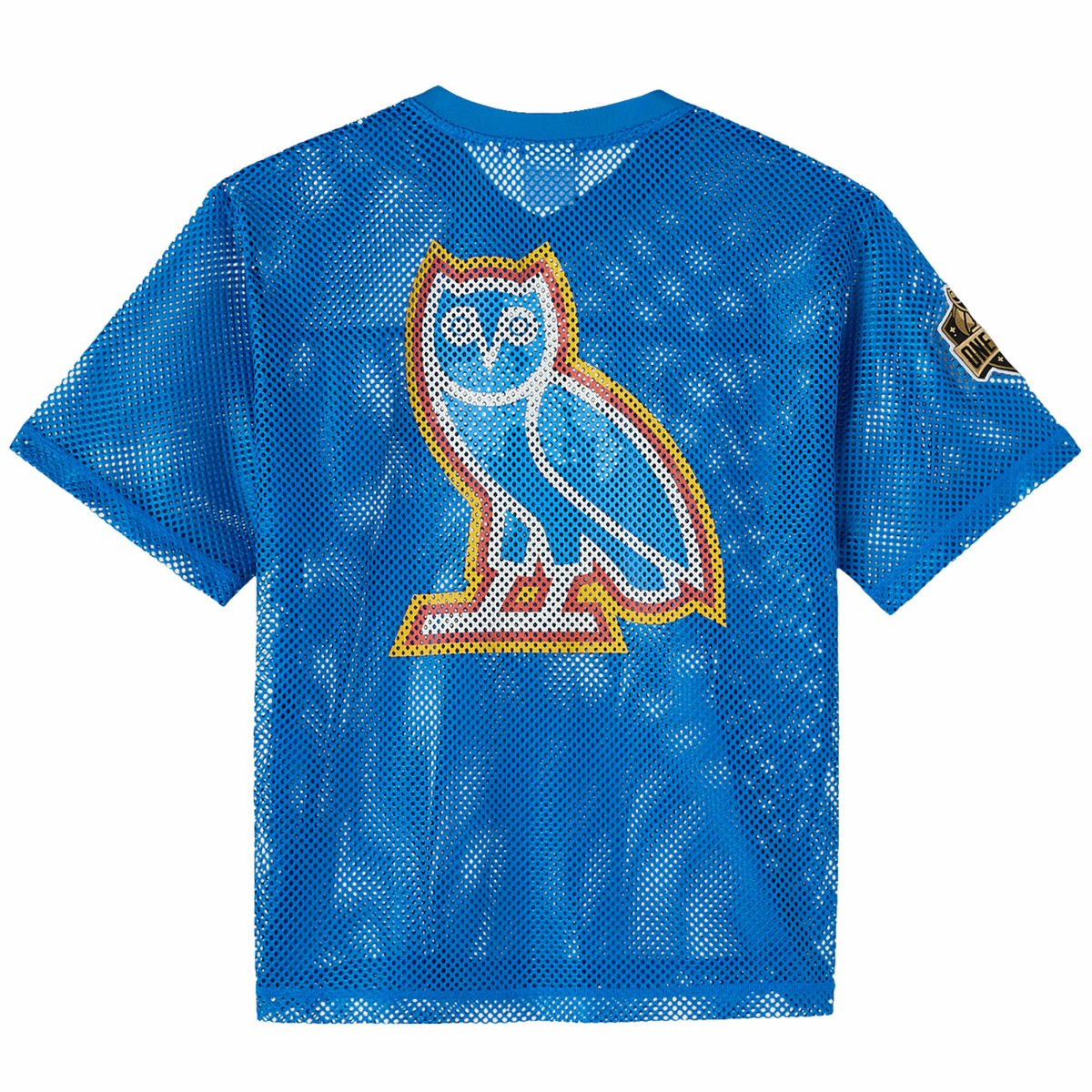 NBA - Oklahoma City Thunder OVO x NBA Mesh Football Fashion Jersey - Blue