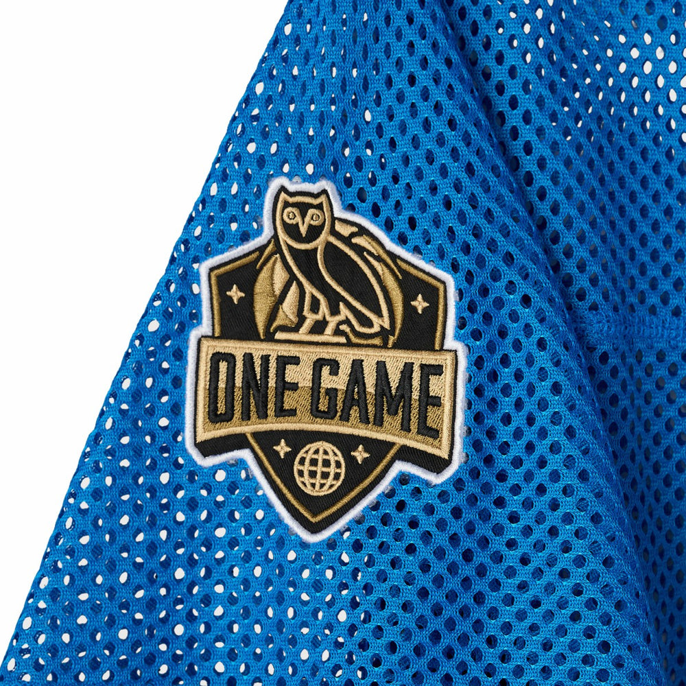 NBA - Oklahoma City Thunder OVO x NBA Mesh Football Fashion Jersey - Blue