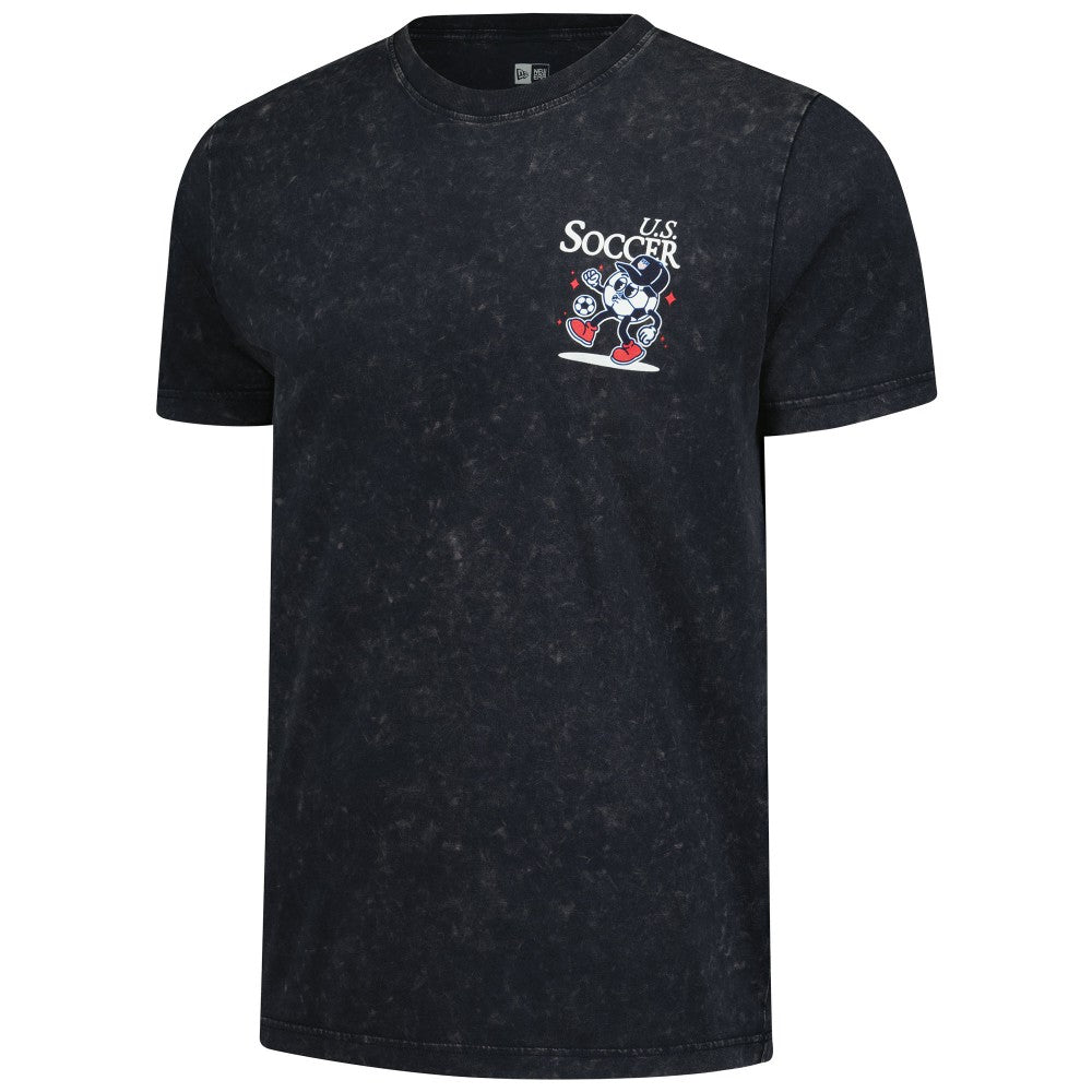 New Era USMNT New Era Old School Sport Washed T-Shirts - Navy
