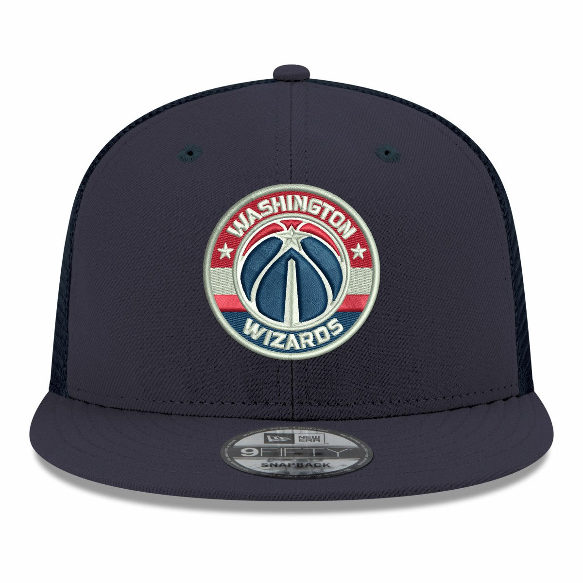 New Era - Washington Wizards Core Logo Meshback 9FIFTY Snapback Hat - Navy