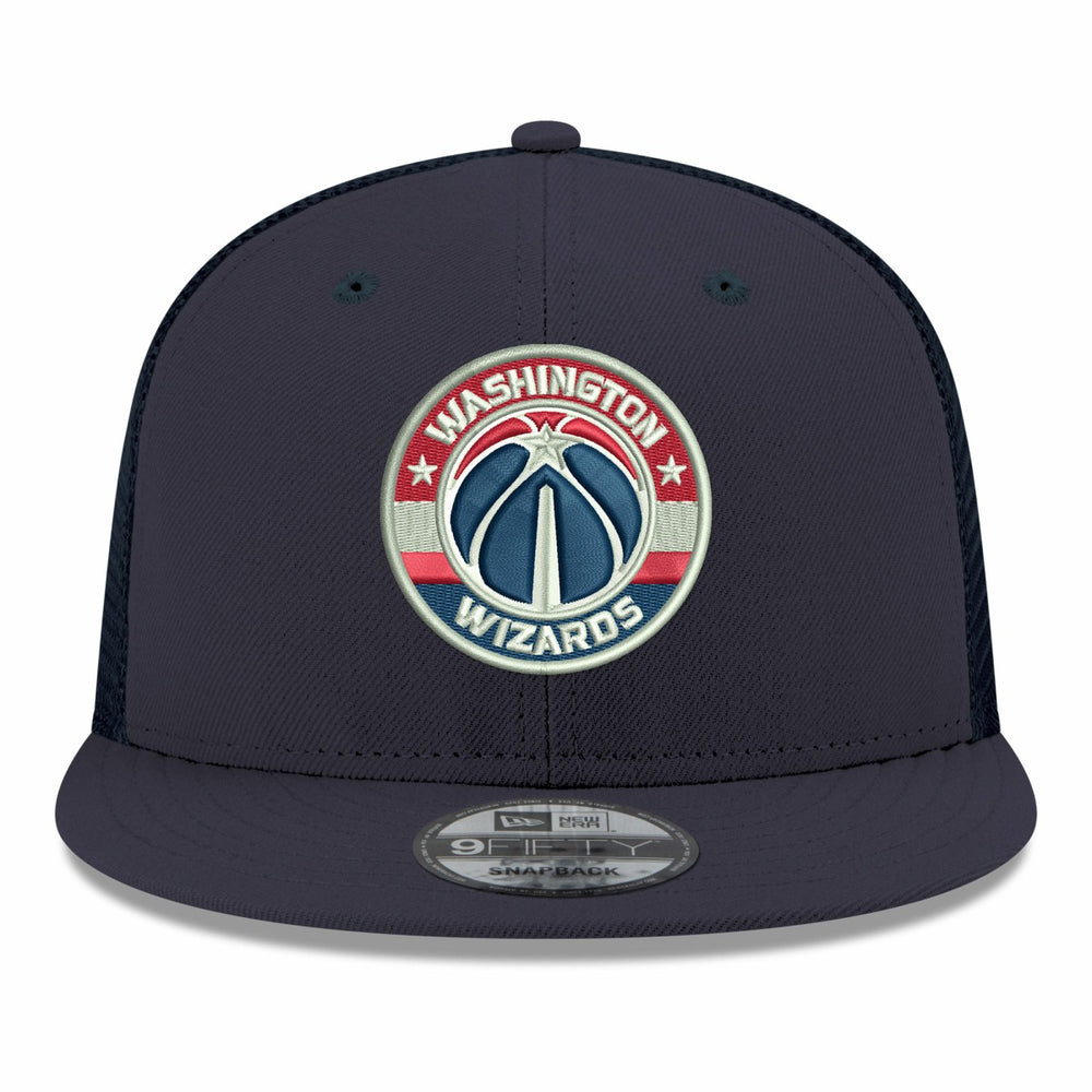 New Era - Washington Wizards Core Logo Meshback 9FIFTY Snapback Hat - Navy