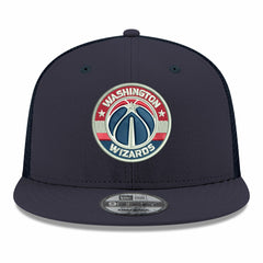New Era - Washington Wizards Core Logo Meshback 9FIFTY Snapback Hat - Navy